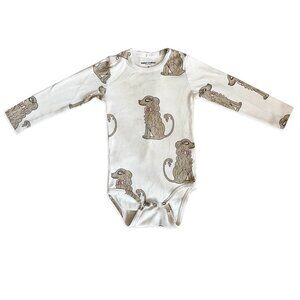 Mini Rodini Longsleeve Dog Bodysuit
